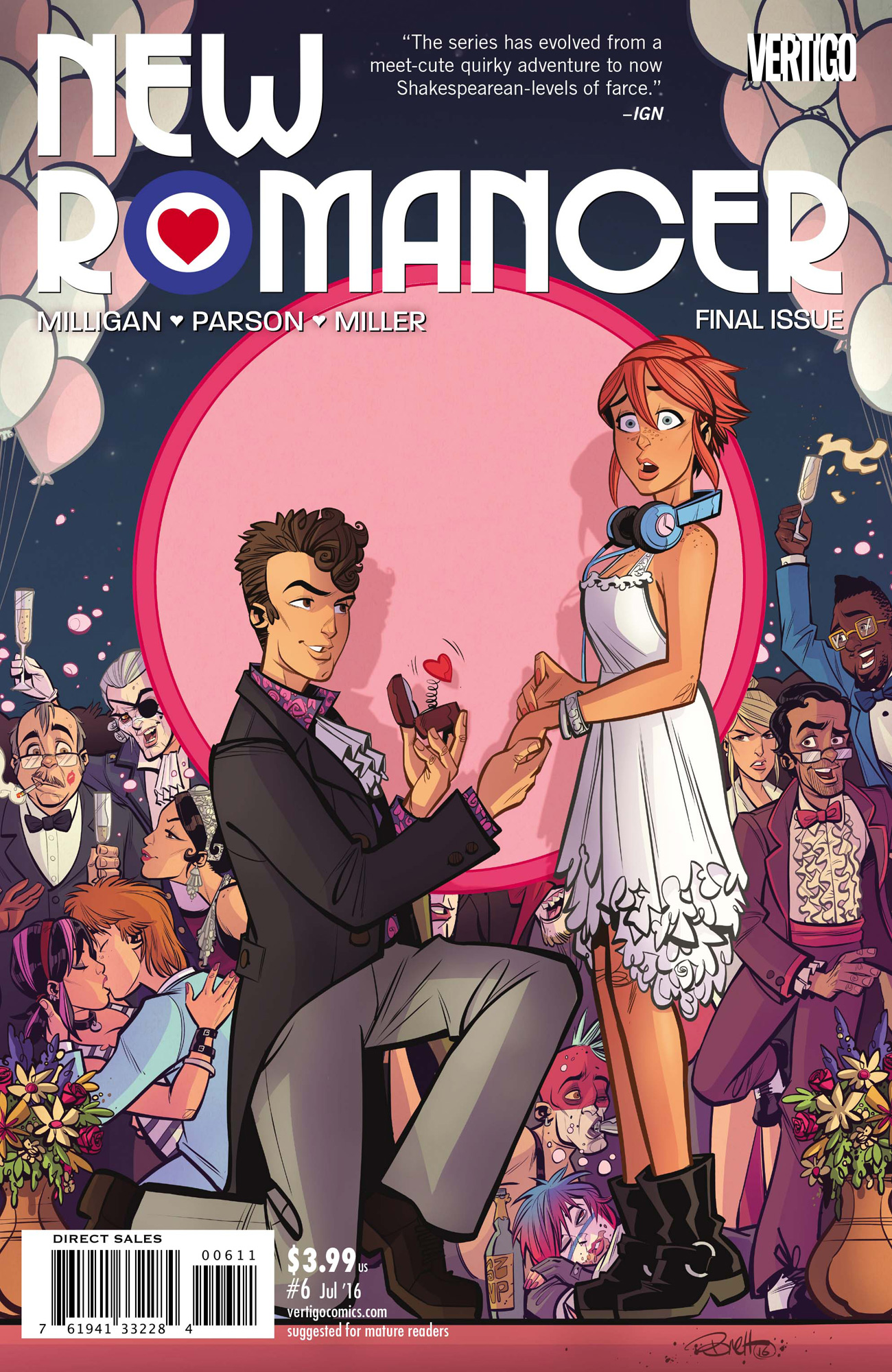 New Romancer 6 5Page Preview and Cover released by Vertigo